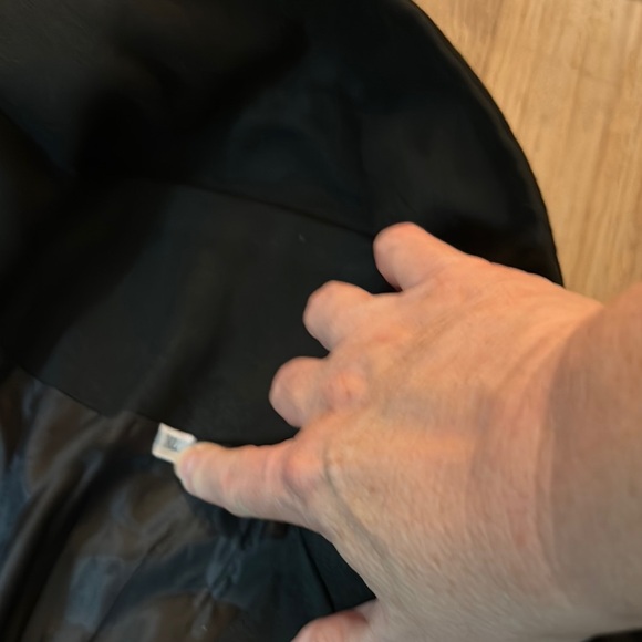 Black Double-Breasted Coat with Gold Buttons - Picture 2 of 4